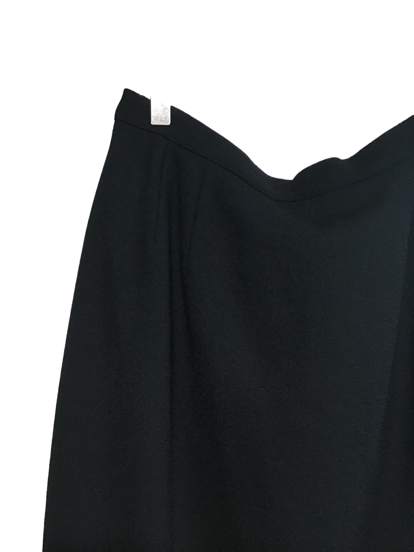 Black Wool Midi skirt (Size S)