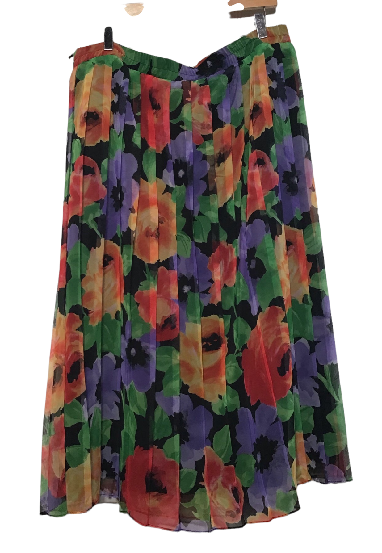 Short Sleeved Blazer And Pleated Skirt Set (Size XL)