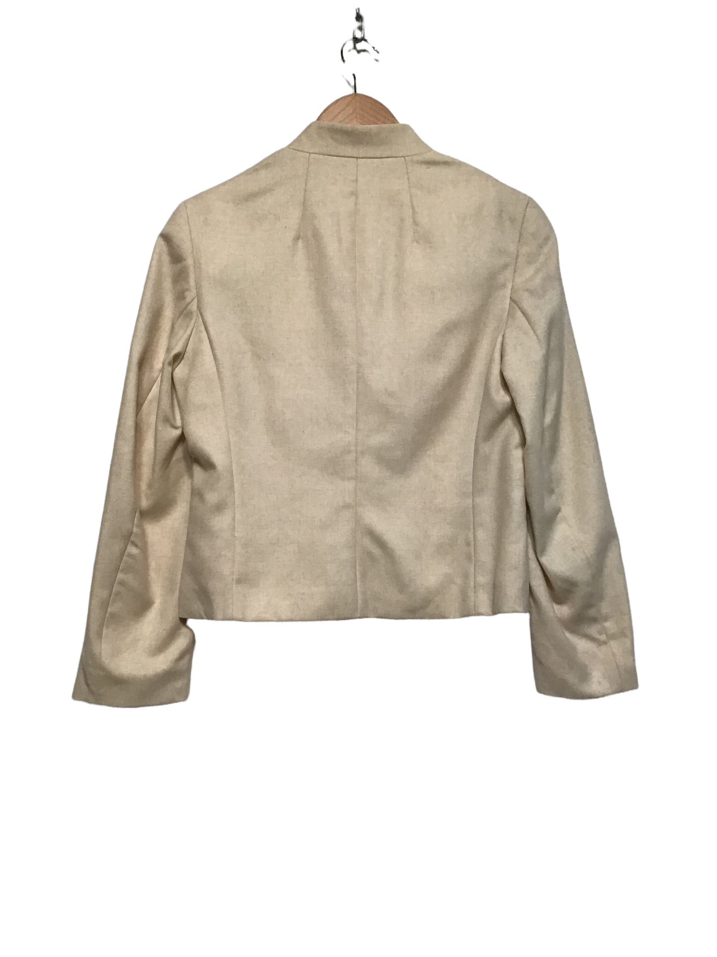 Cream Embroidered Blazer (Size S)