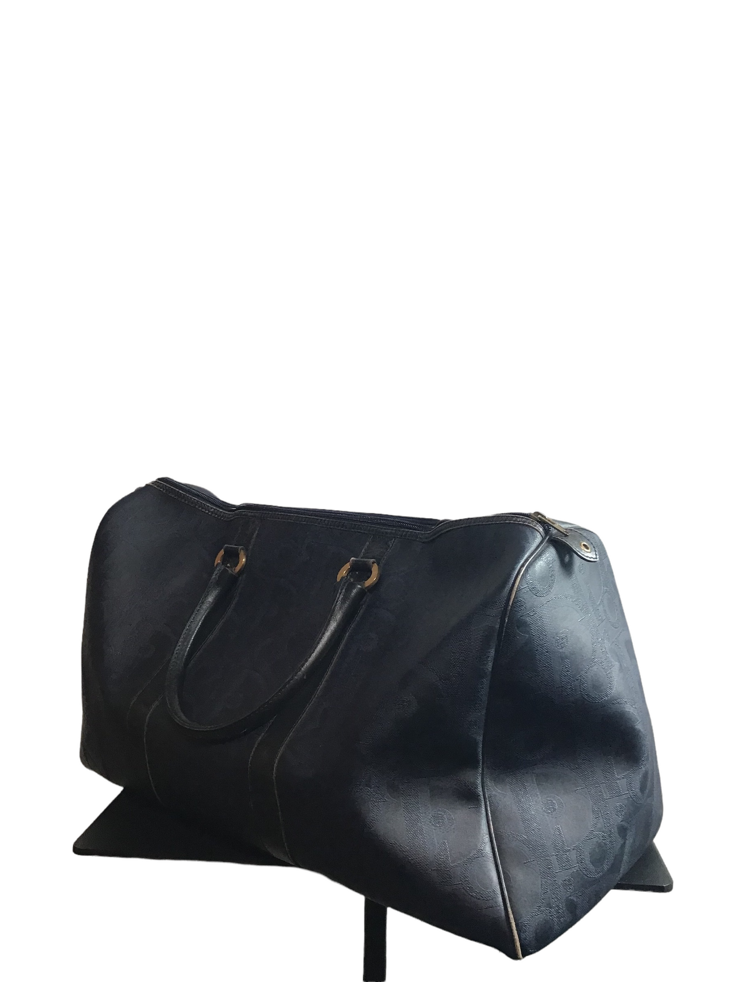 Christian Dior Navy Trotter Duffle Bag