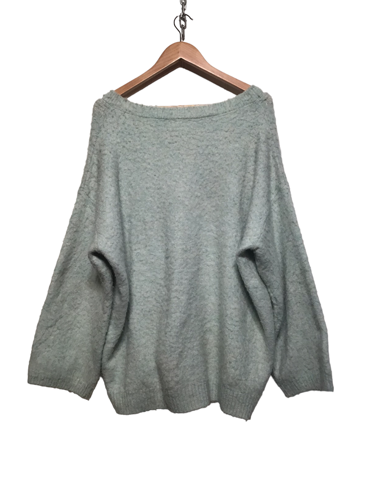 V Neck Blue Knit (Size L)