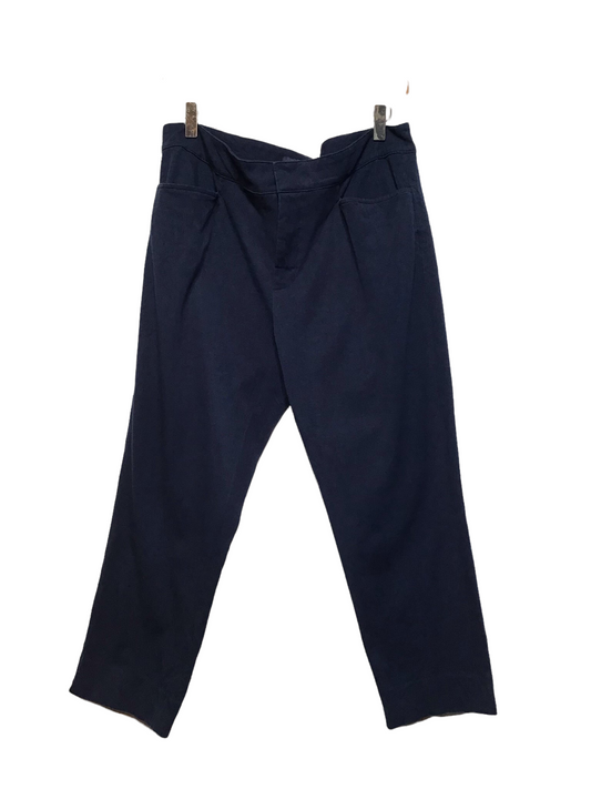 Women’s Chaps Navy Cropped Trousers (Size L)