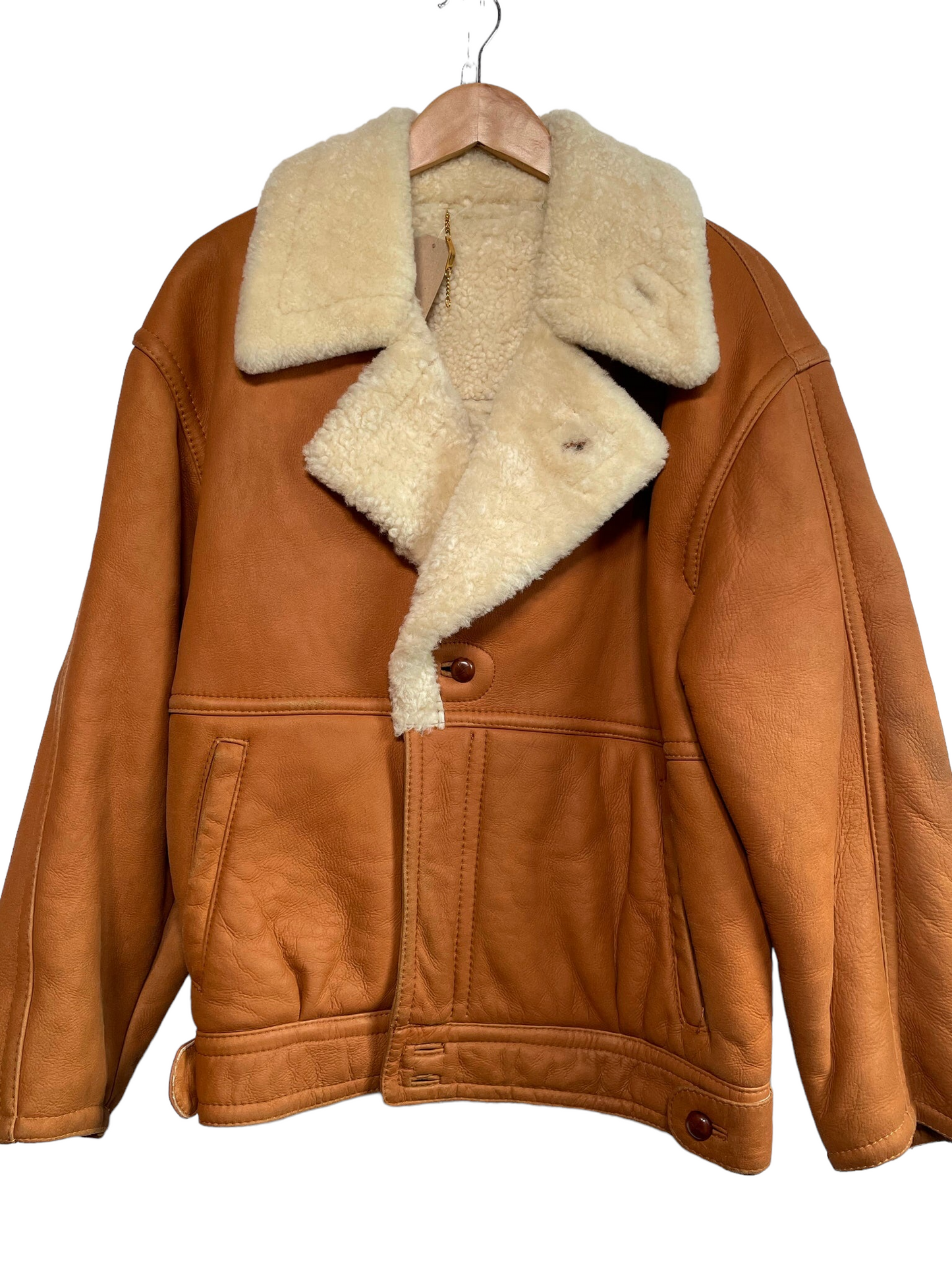 Brecos Mens Flying Shearling Jacket (Size M)