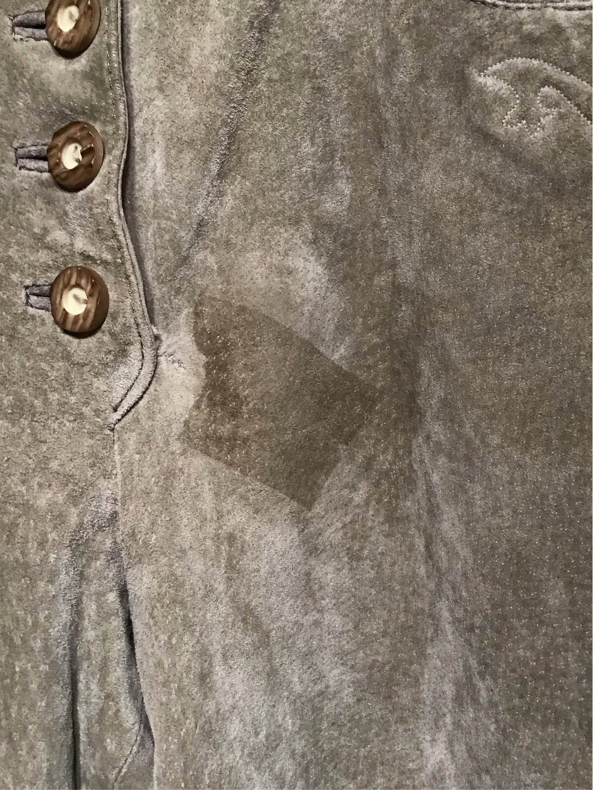 Suede Button Up Trousers (29”)