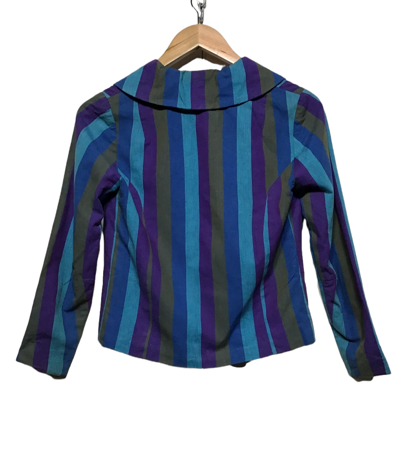 Striped Cropped Blazer (Size XS/S)