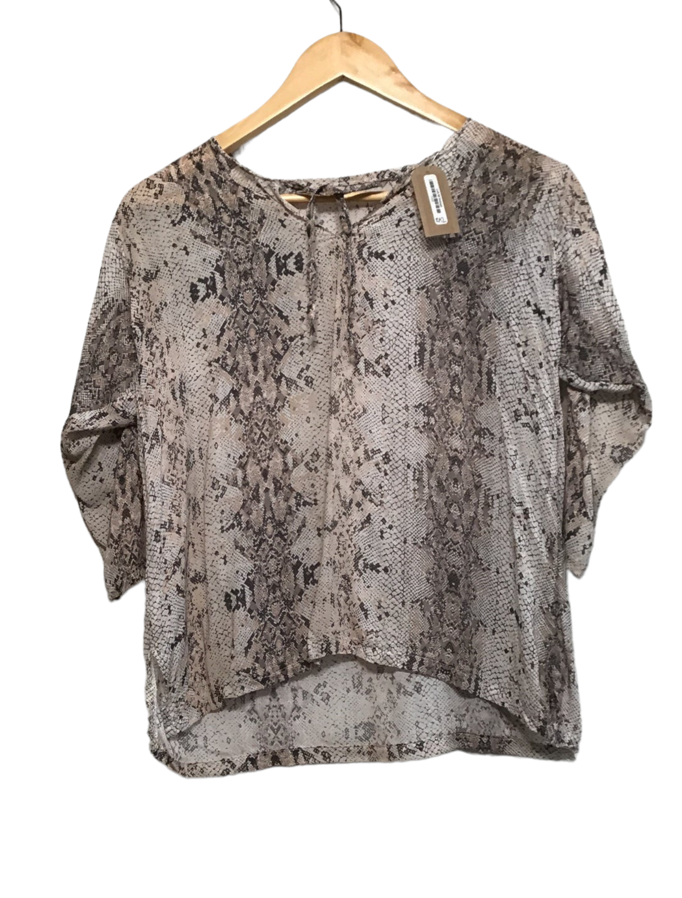 Fitted Snake Skin Women’s 3/4 length Sleeve (Size M)