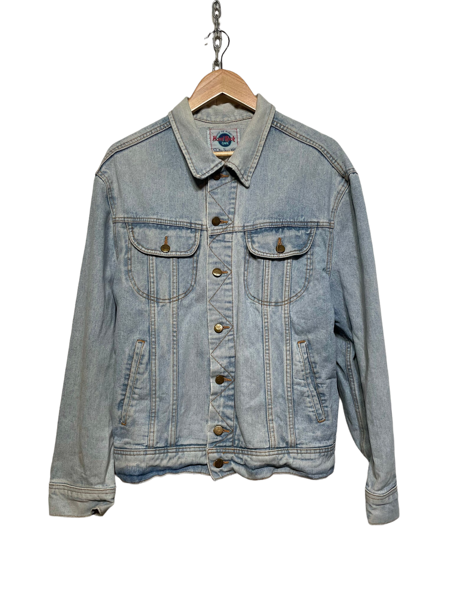 ‘Save The Planet’ Hard Rock Cafe Sydney Men’s Denim Jacket (Size M)