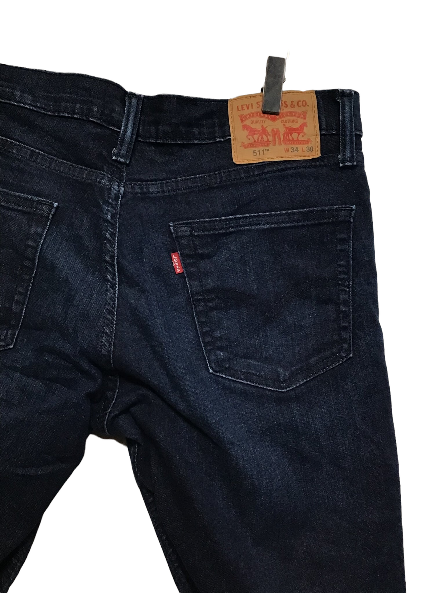 Levi’s Dark Denim Shorts (W34”)