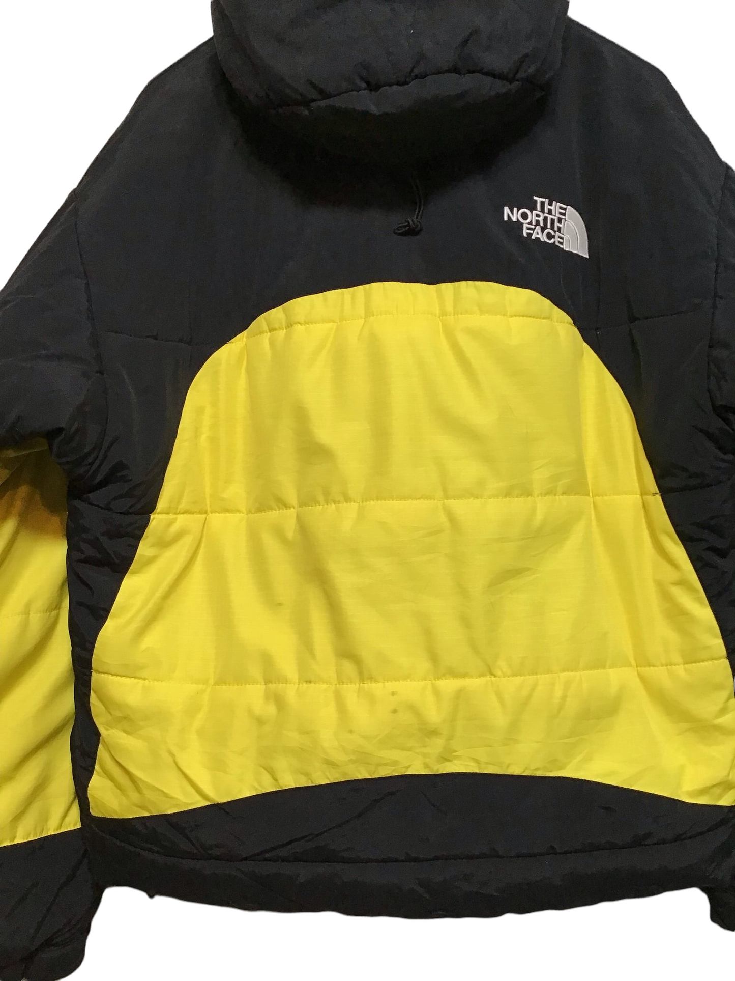 North Face Black & Yellow Puffer (Size L)