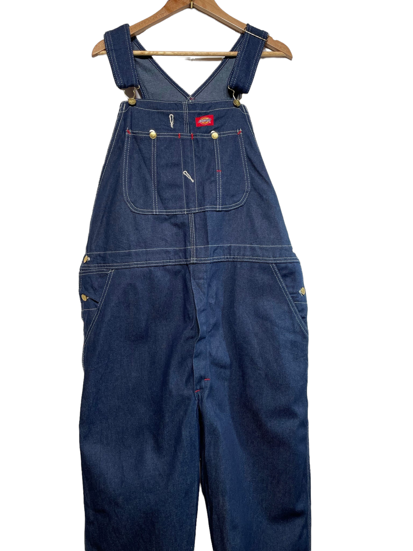 Dickies Dungarees with Contrast Stitching (Size 38X30)