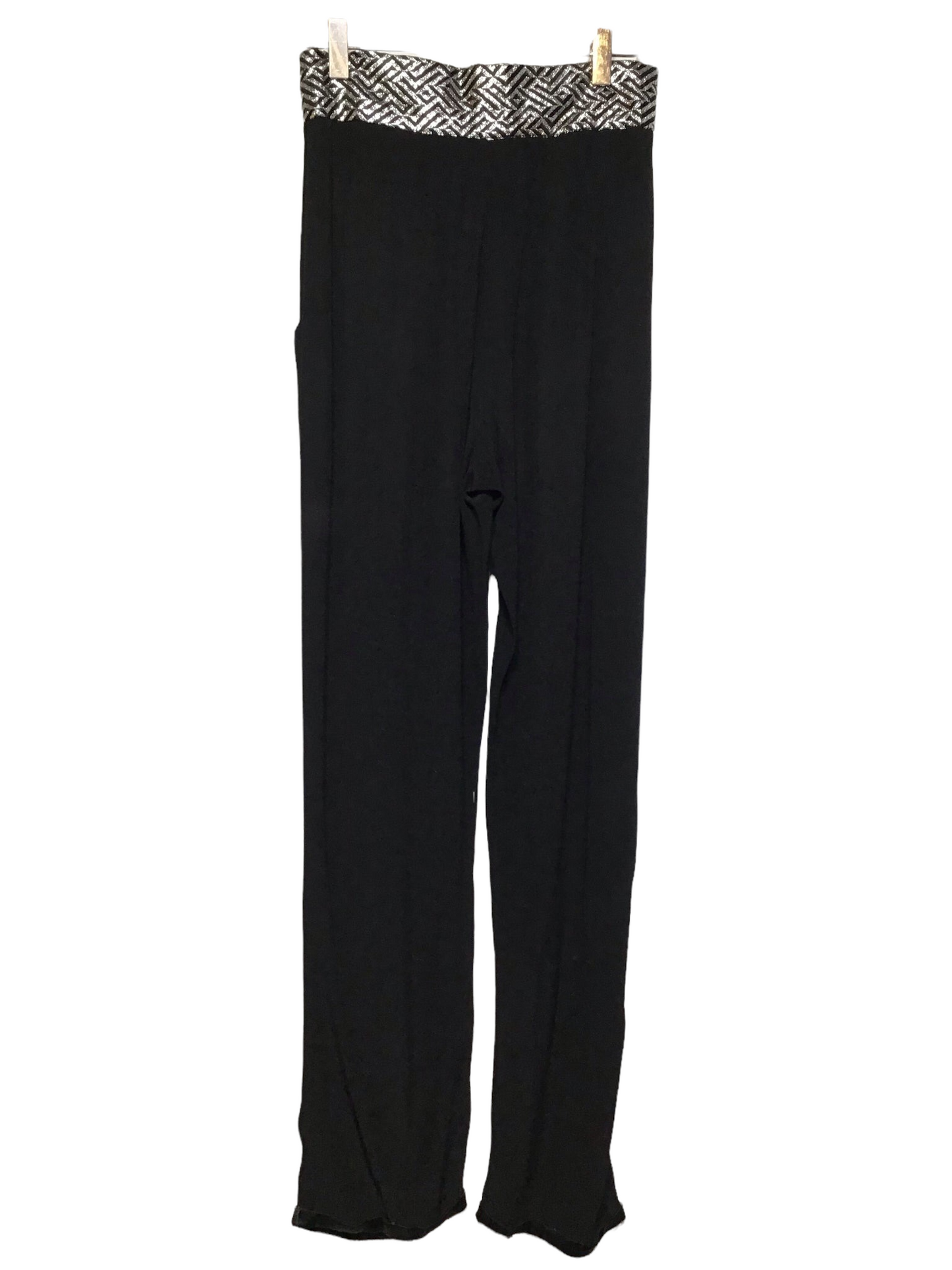 Women’s Silver Patterned Waist Trousers (Size XS)