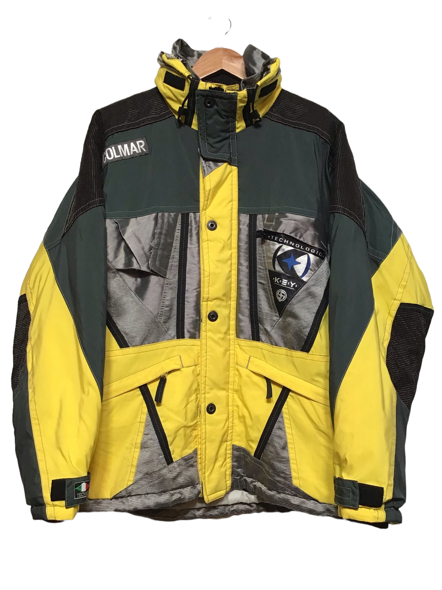 Colmar Yellow Mens Ski Jacket (Size L)