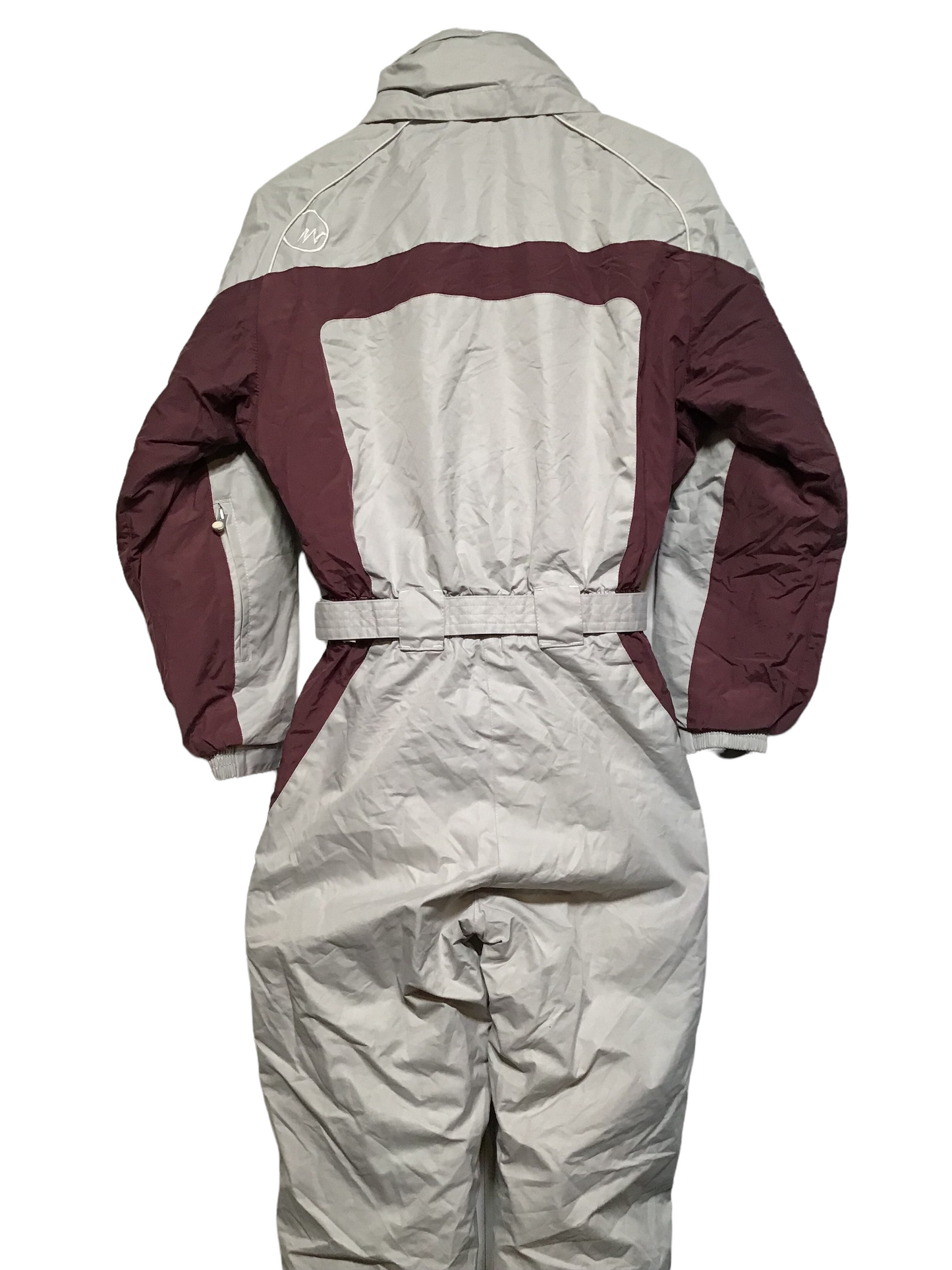 Quechua Silver And Burgundy Ski Suit (Size XS)