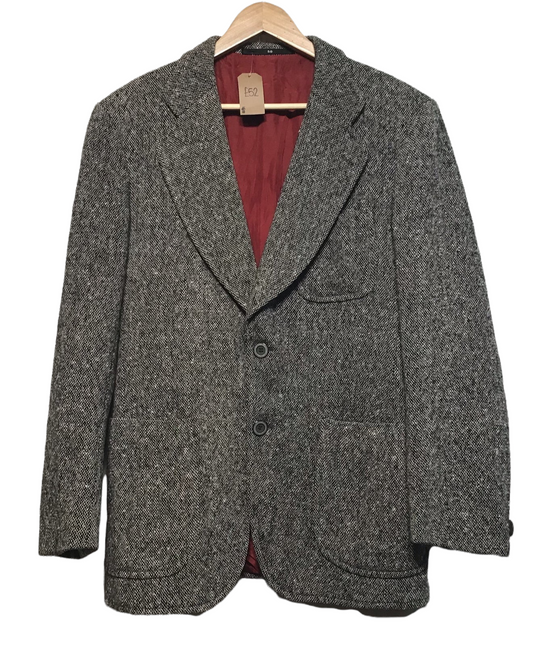 Men’s Wool Tweed Blazer (Size XL)