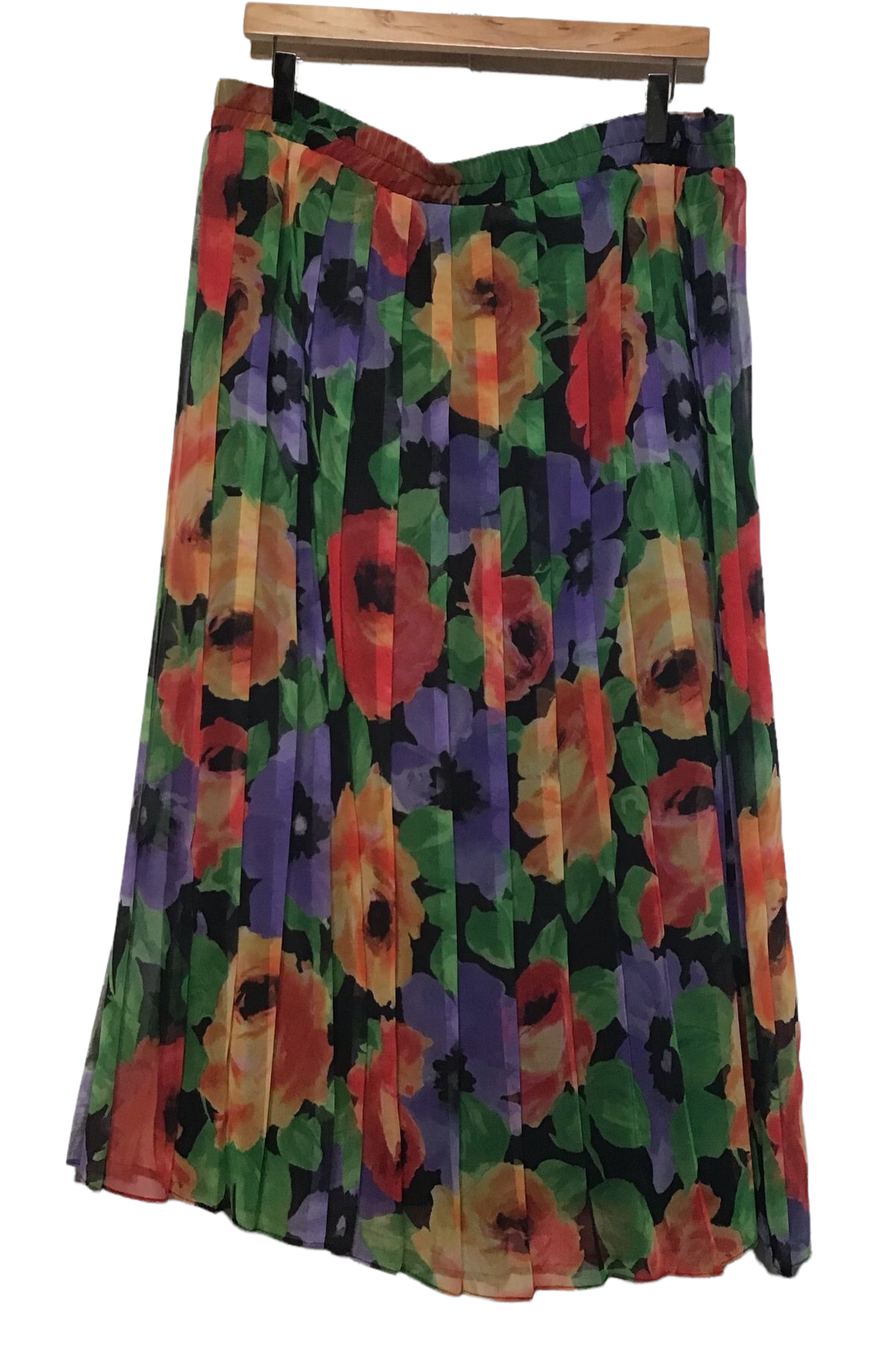 Short Sleeved Blazer And Pleated Skirt Set (Size XL)