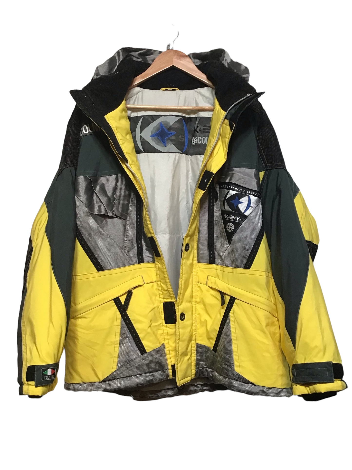 Colmar Yellow Mens Ski Jacket (Size L)