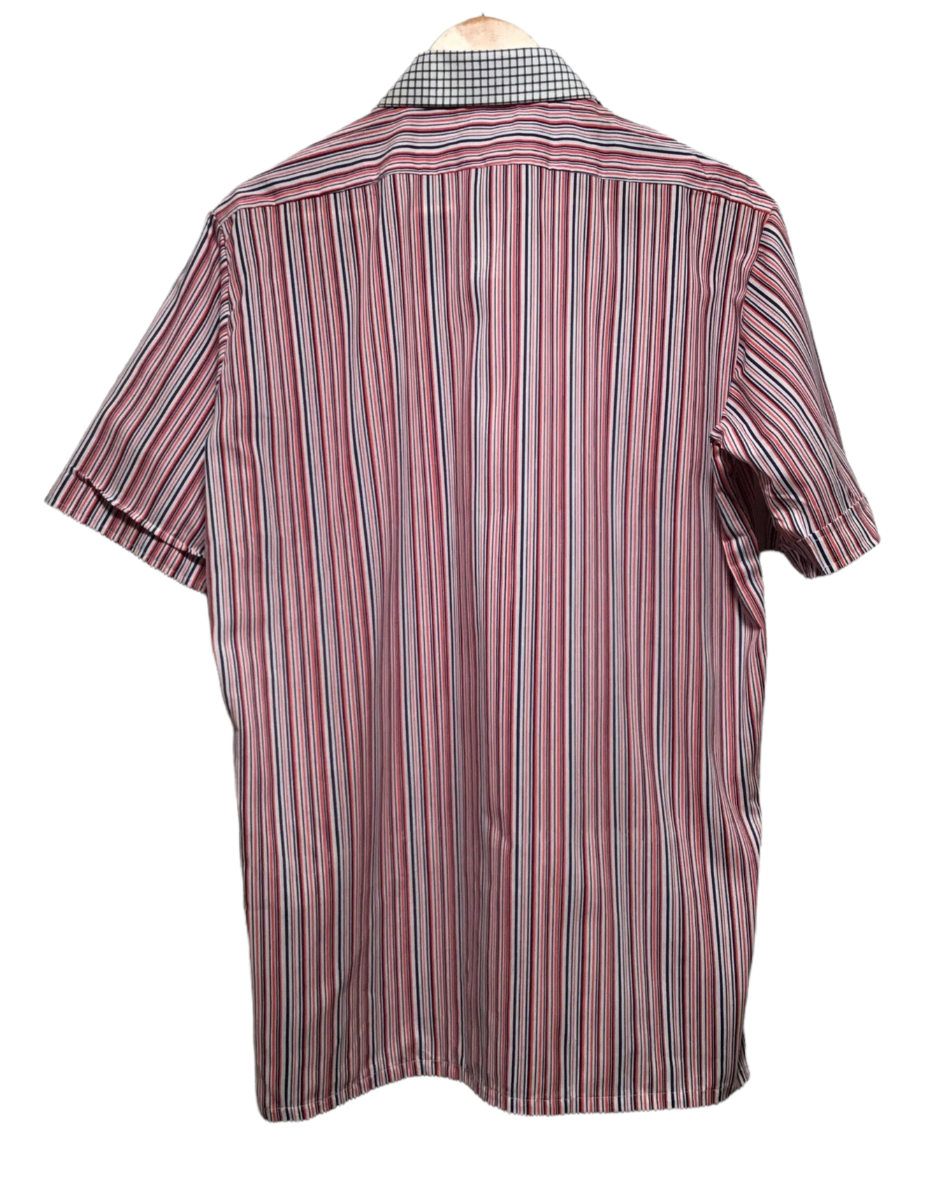 Check and Striped Shirt (Size L)