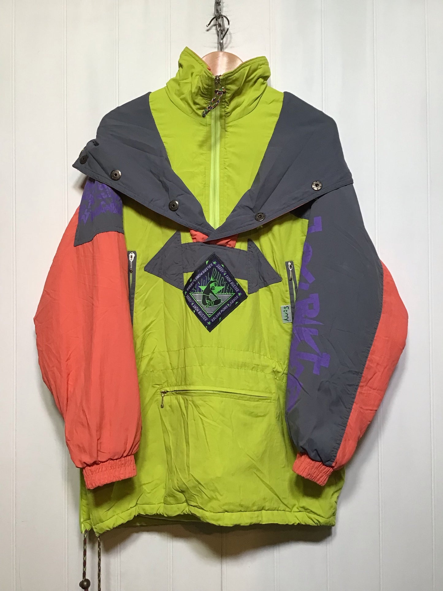 Sorry Snow Buster Half Zip Jacket (Size XL)