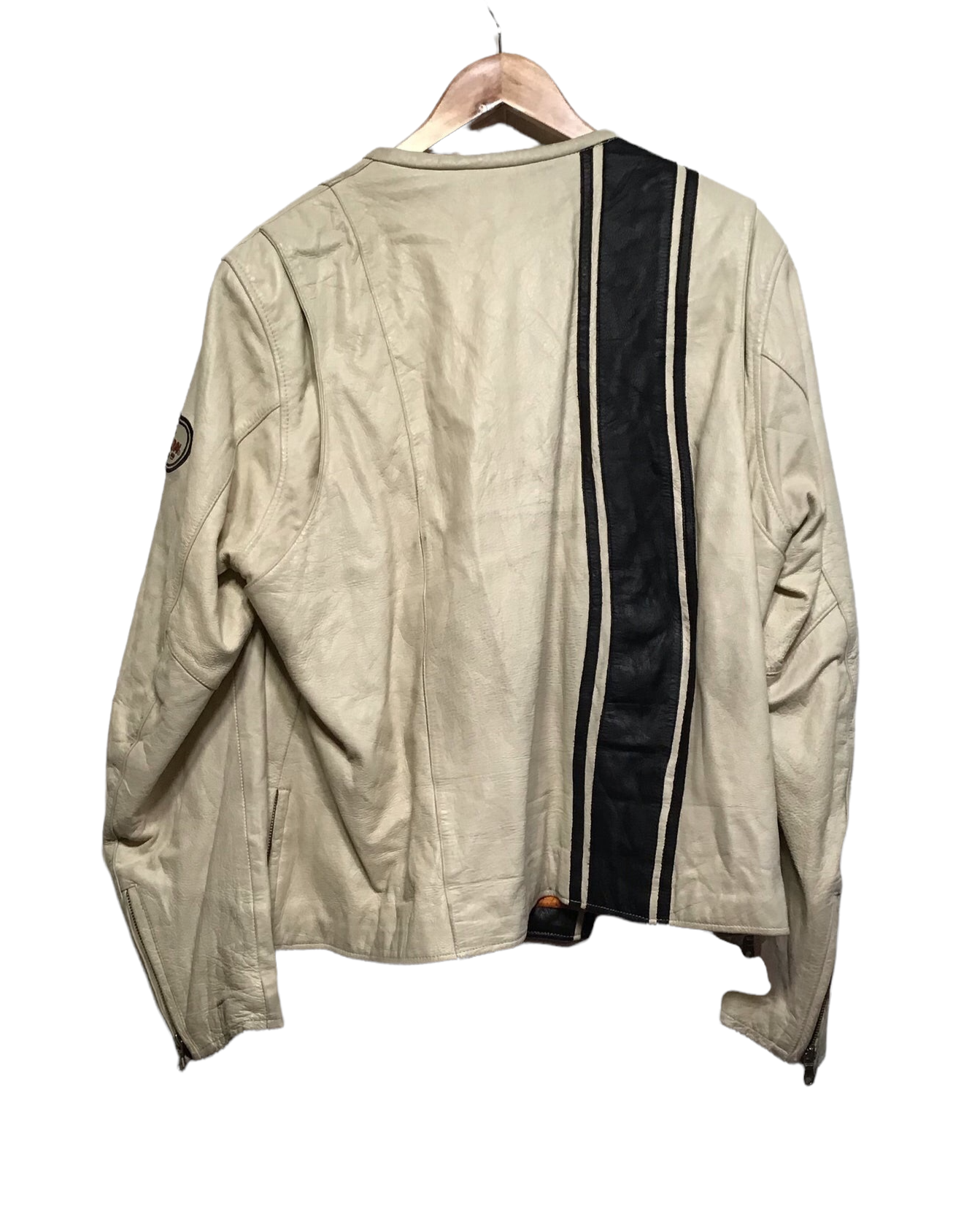 Harley Davidson White Leather Jacket (Size M)