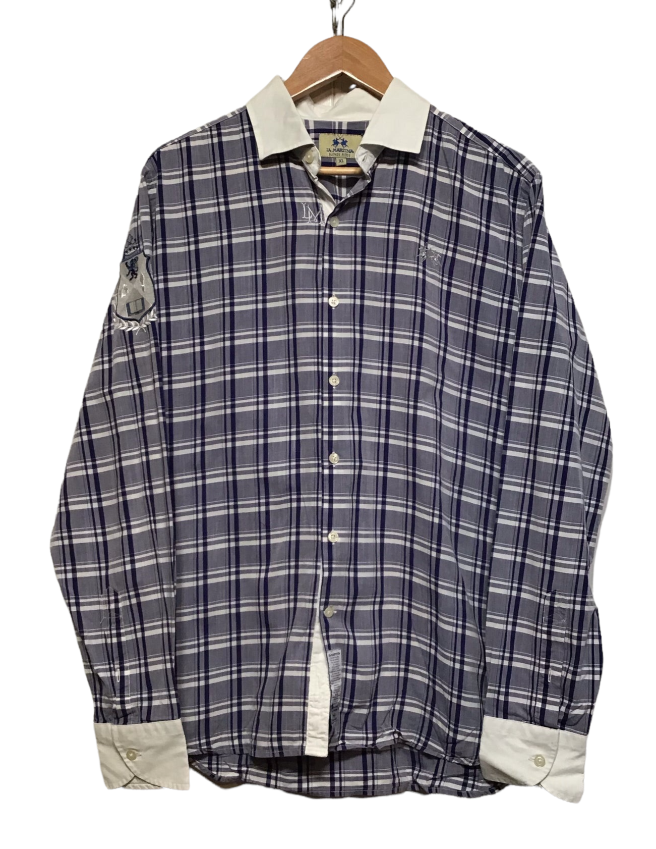 La Martina Chequered Shirt (Size XL)