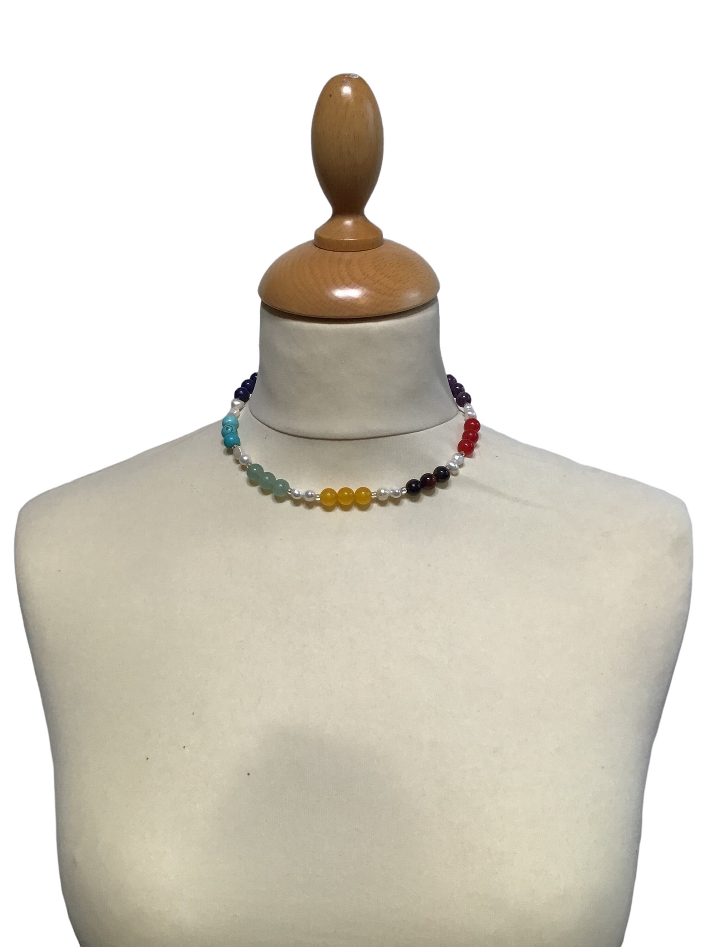 Multicoloured Crystal Necklace