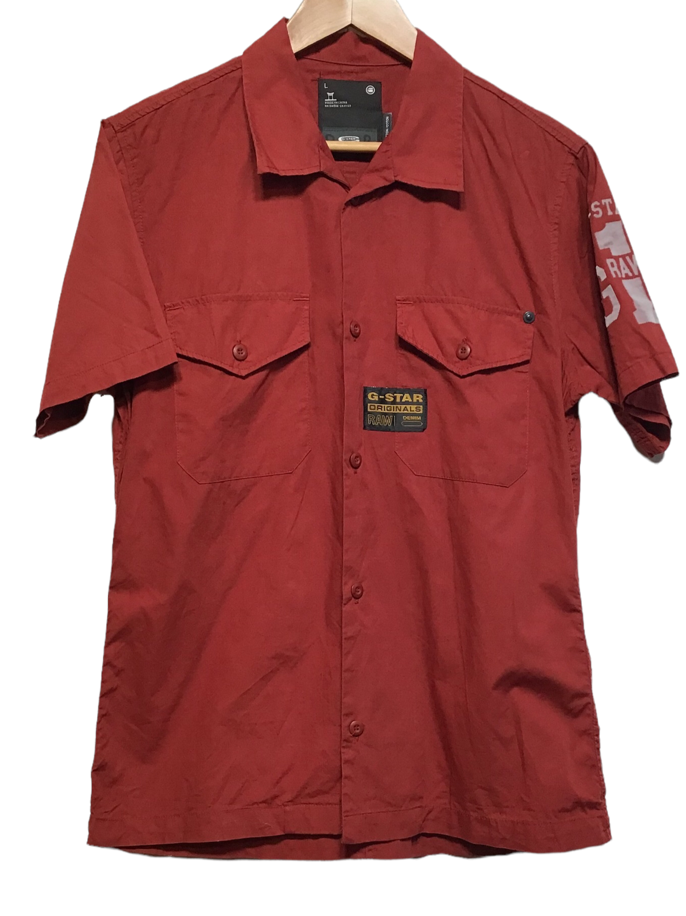 G - Star Mens Short Sleeved Shirt (Size M)