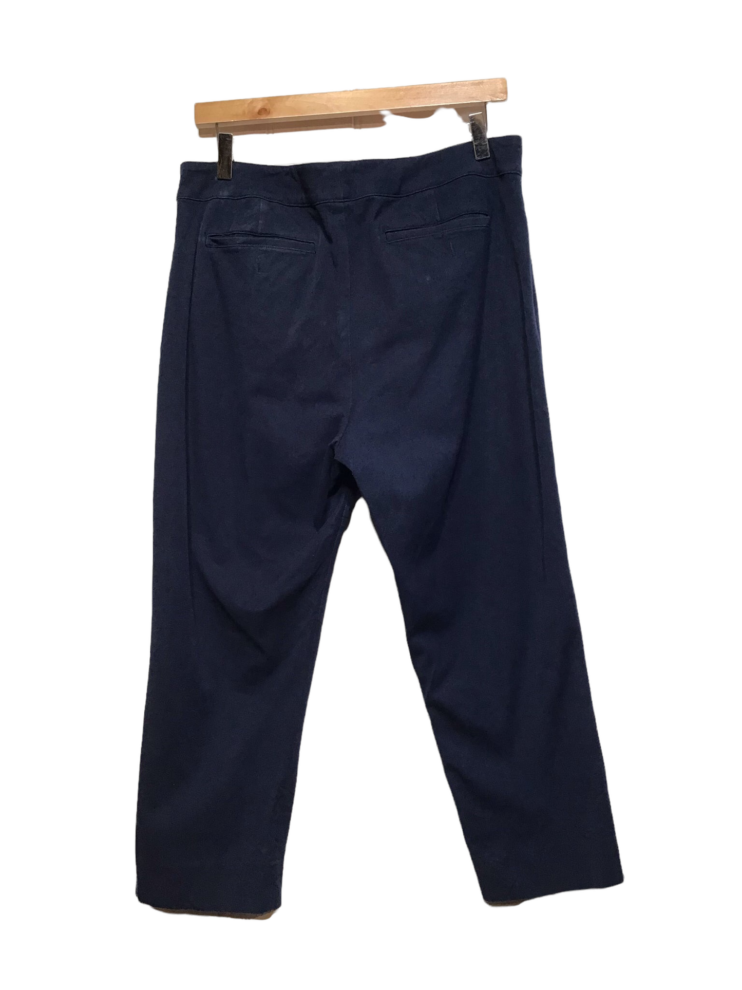 Women’s Chaps Navy Cropped Trousers (Size L)