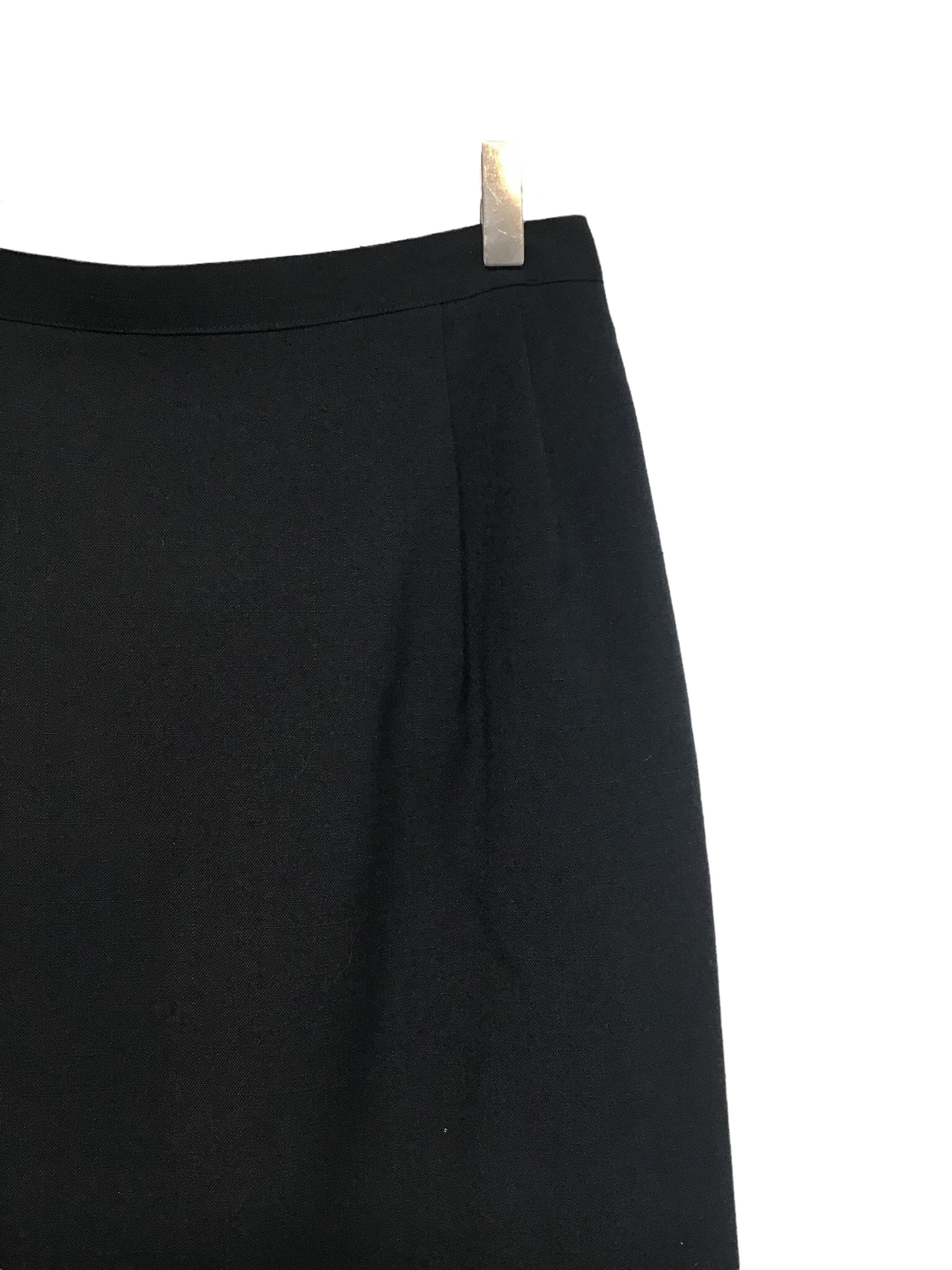 Black Dart Midi Skirt (Size M)