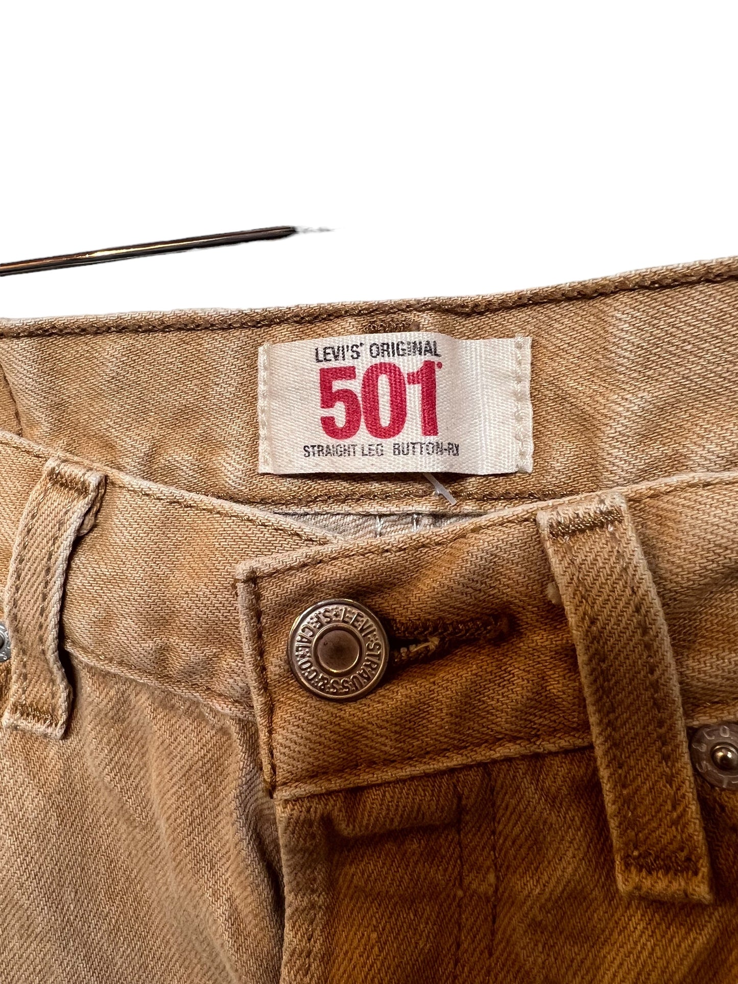 Levi's 501 Tan Jeans (32x34)