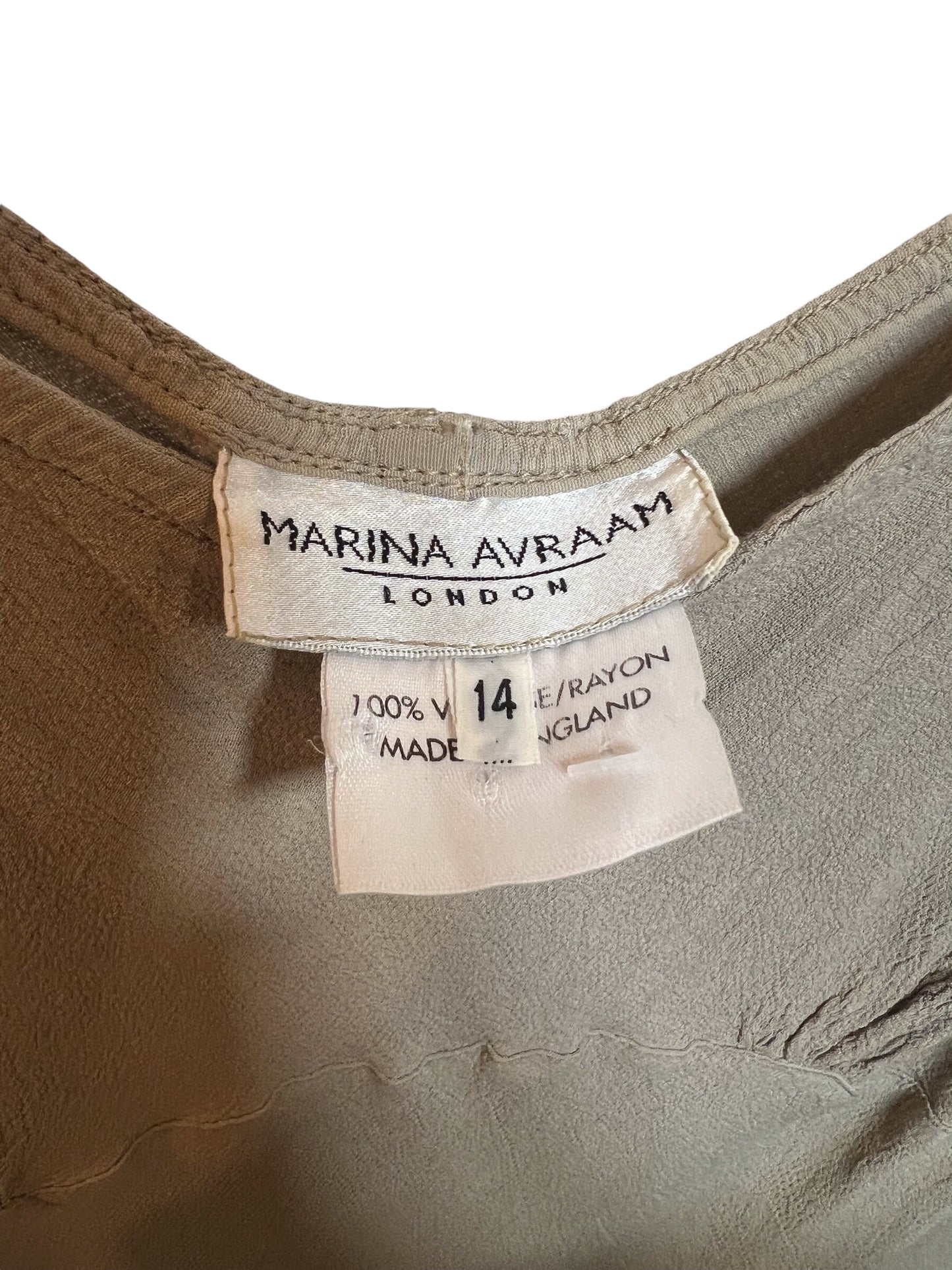 Marina Avraam Low Cut Women's Top (Size XL)