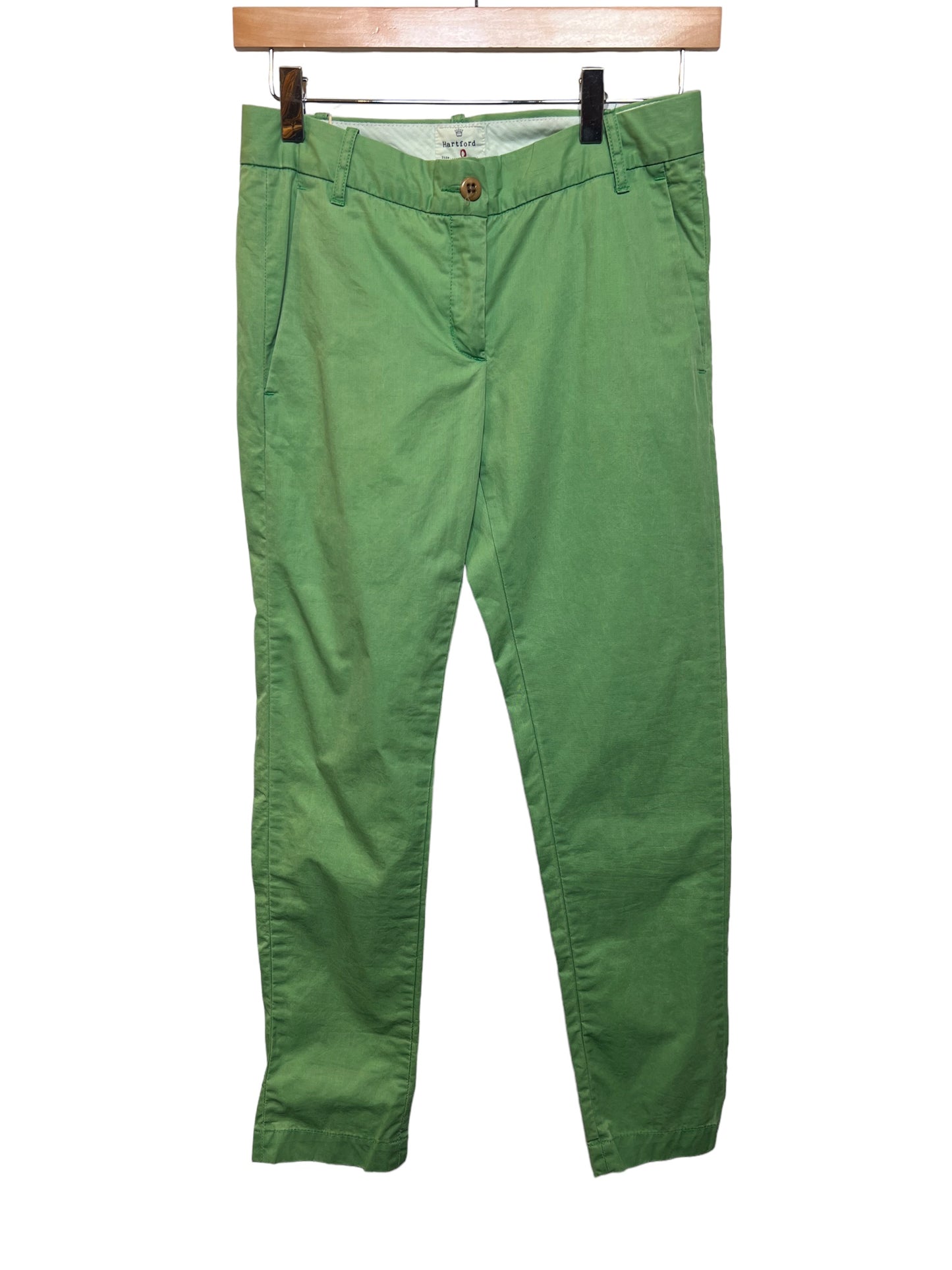 Hartford Women’s Green Trousers (Size W28)