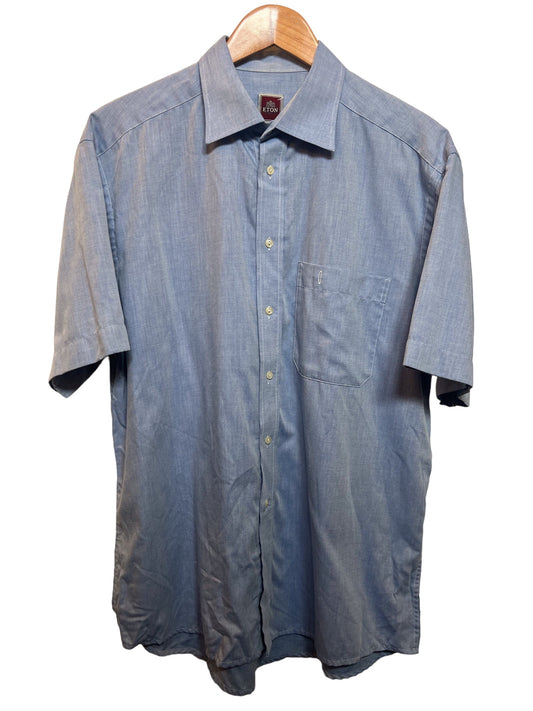 Eton Mens Blue Shirt (Size XL)