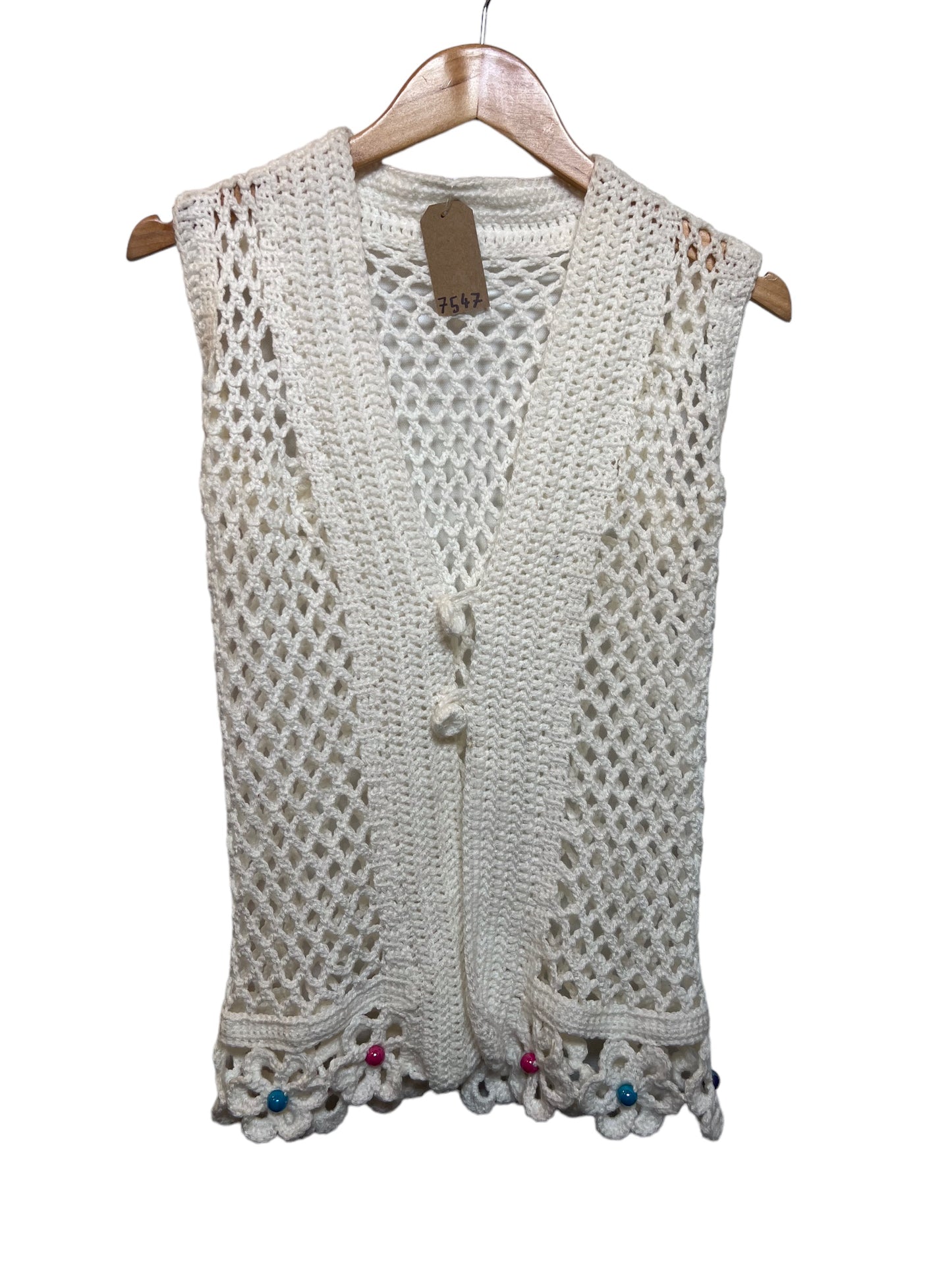 Women’s White Knitted top (Size M)