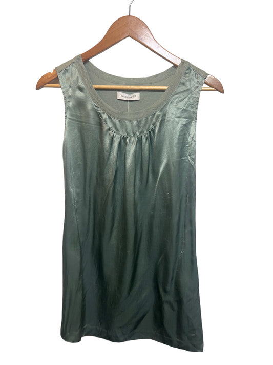 Women’s Green Silk Dress (Size M)