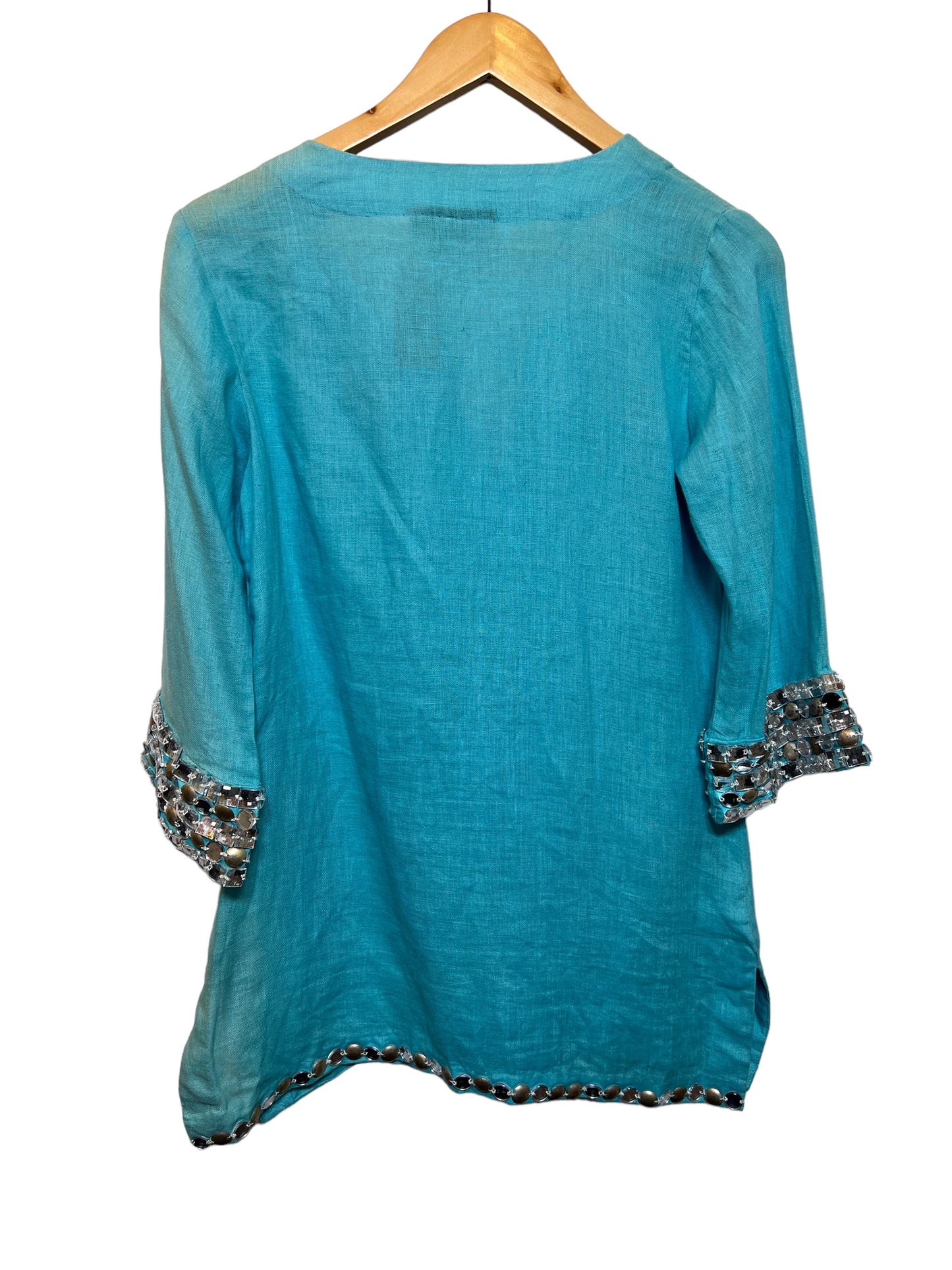 Sabrina Cipper Women’s Blue Top (Size M)