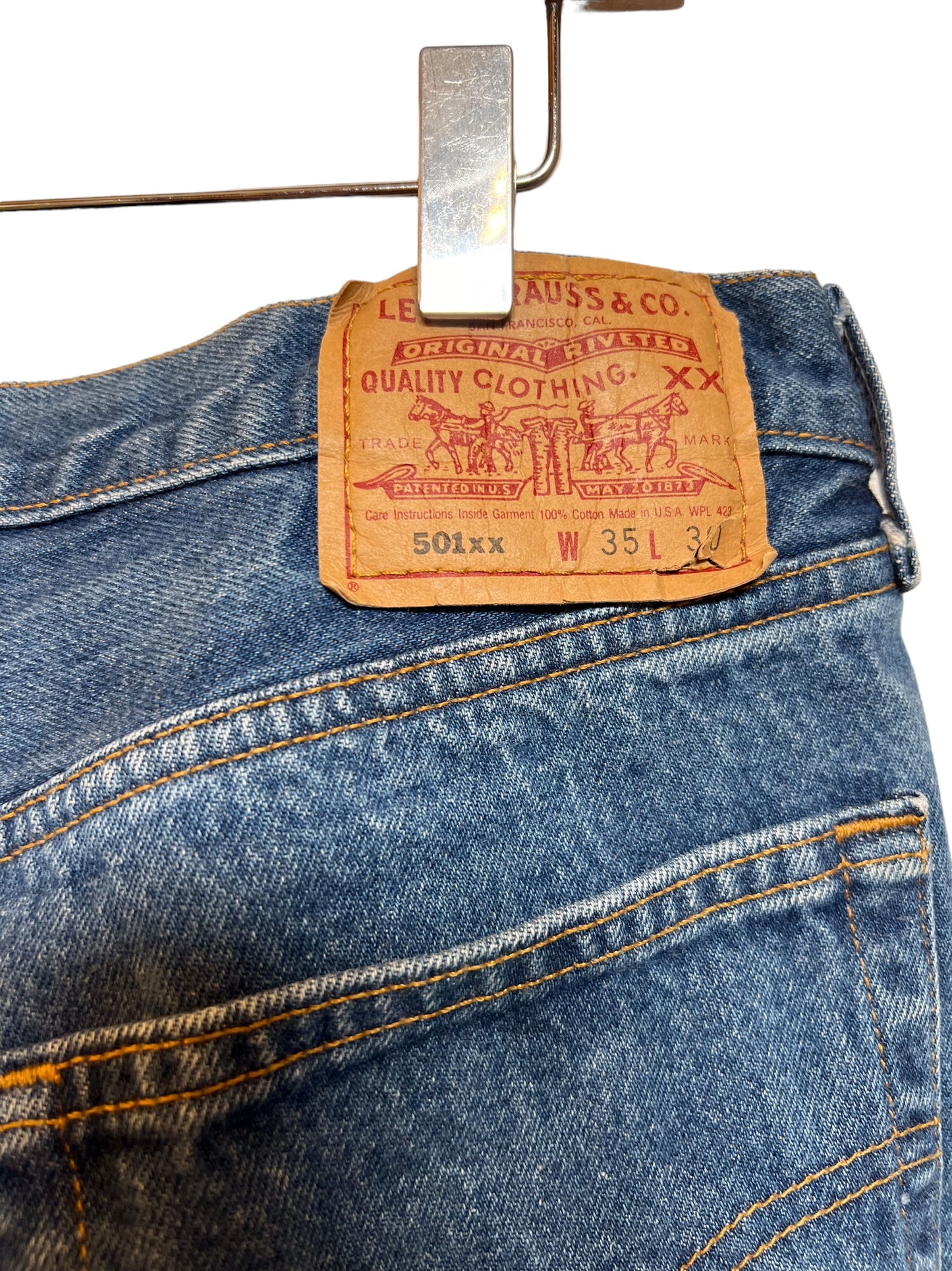 Levi's 501 Blue Jeans (W35")