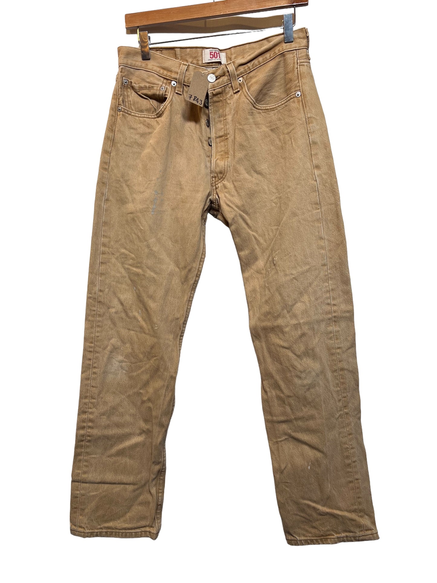 Levi's 501 Tan Jeans (32x34)