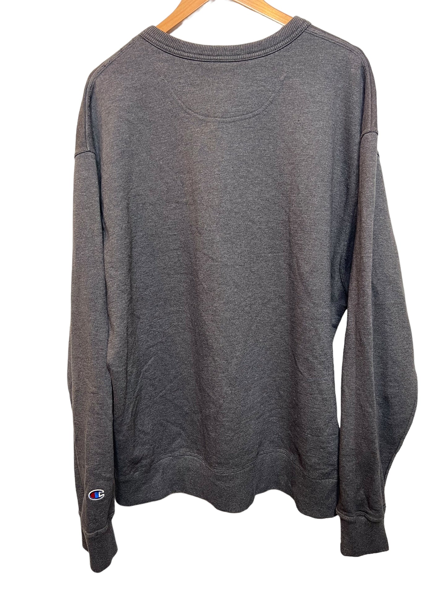 Champion Grey Sweatshirt (Size XL)