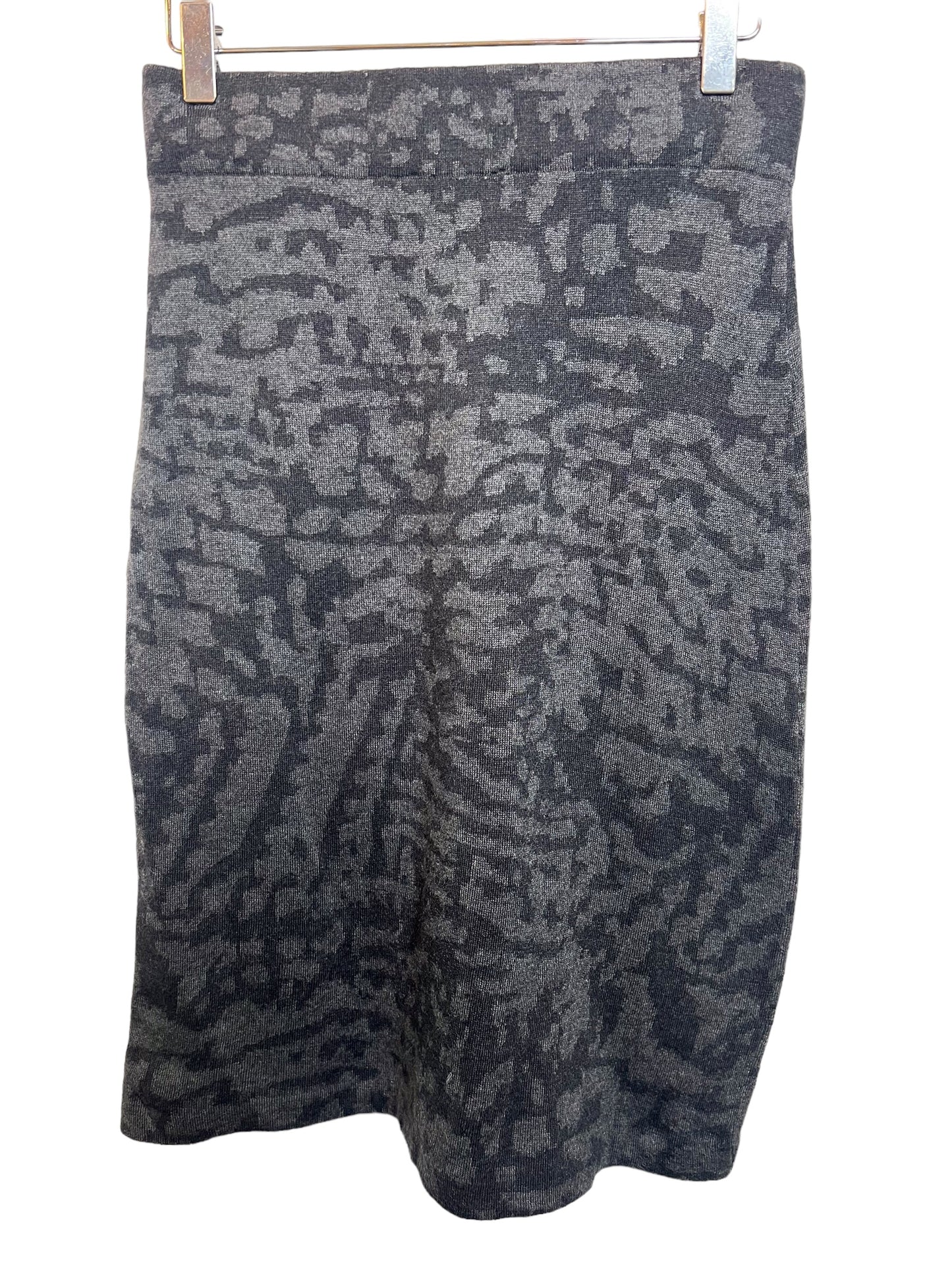 Intown Grey Patterned Skirt (Size S)