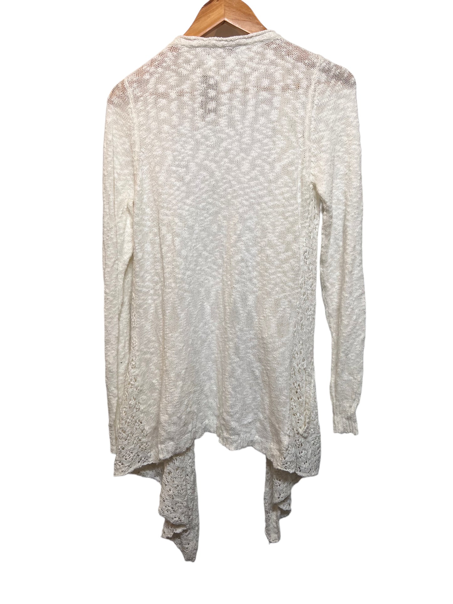 Cream Women’s Cream coloured Knitted Open Cardigan (Size L)