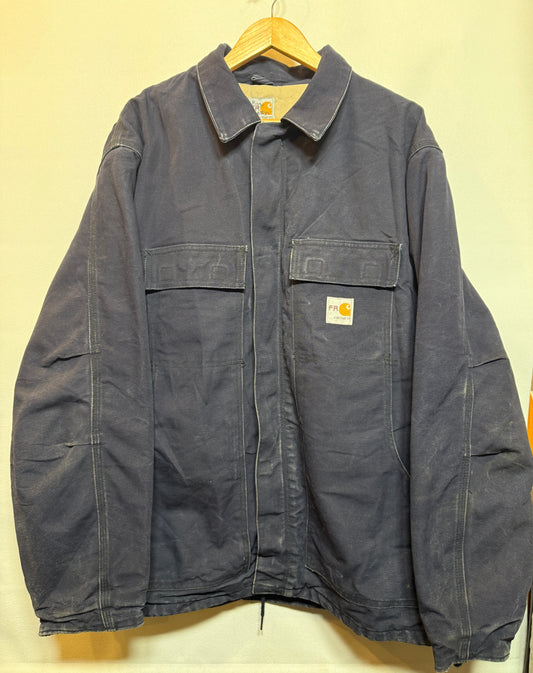 Carhartt Mens Navy Worker Jacket (Size XL)