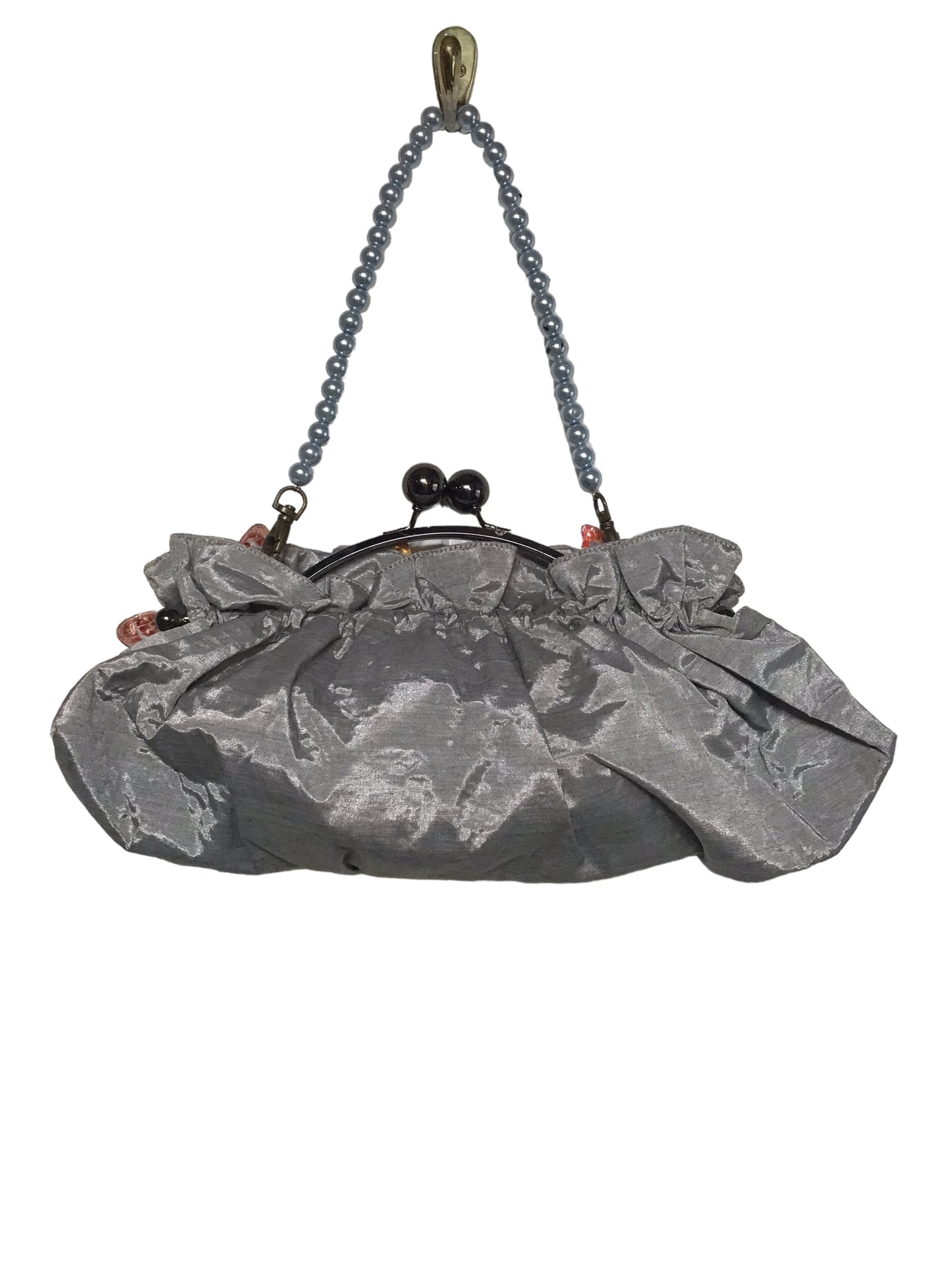 Silver Evening Bag (W33xH15cm)