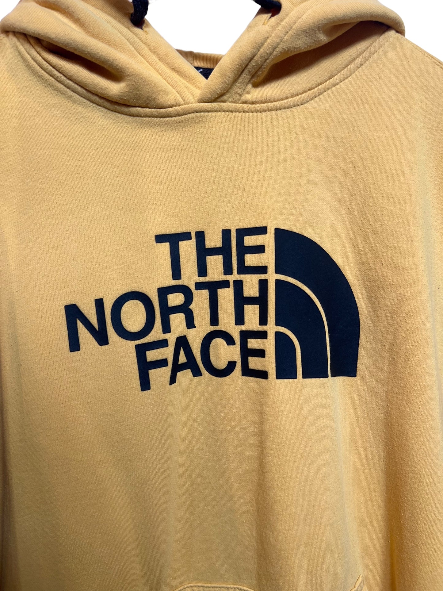 The North Face Yellow Hoodie (Size L)