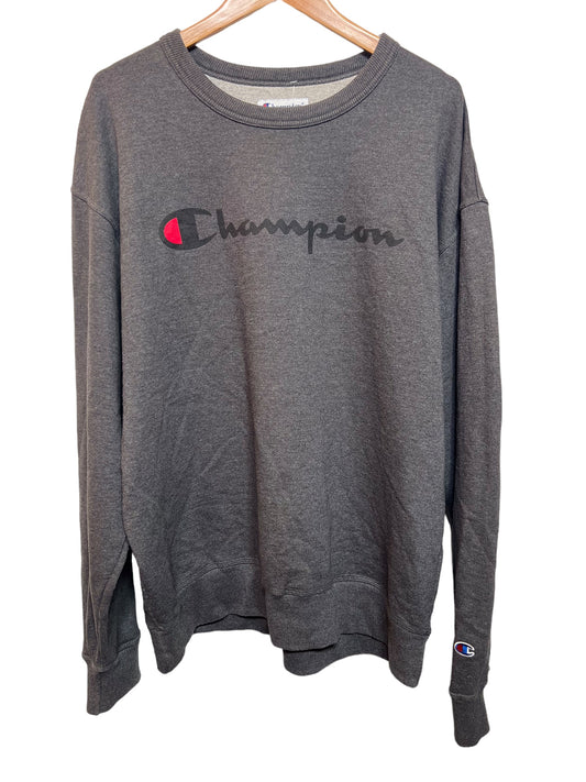 Champion Grey Sweatshirt (Size XL)