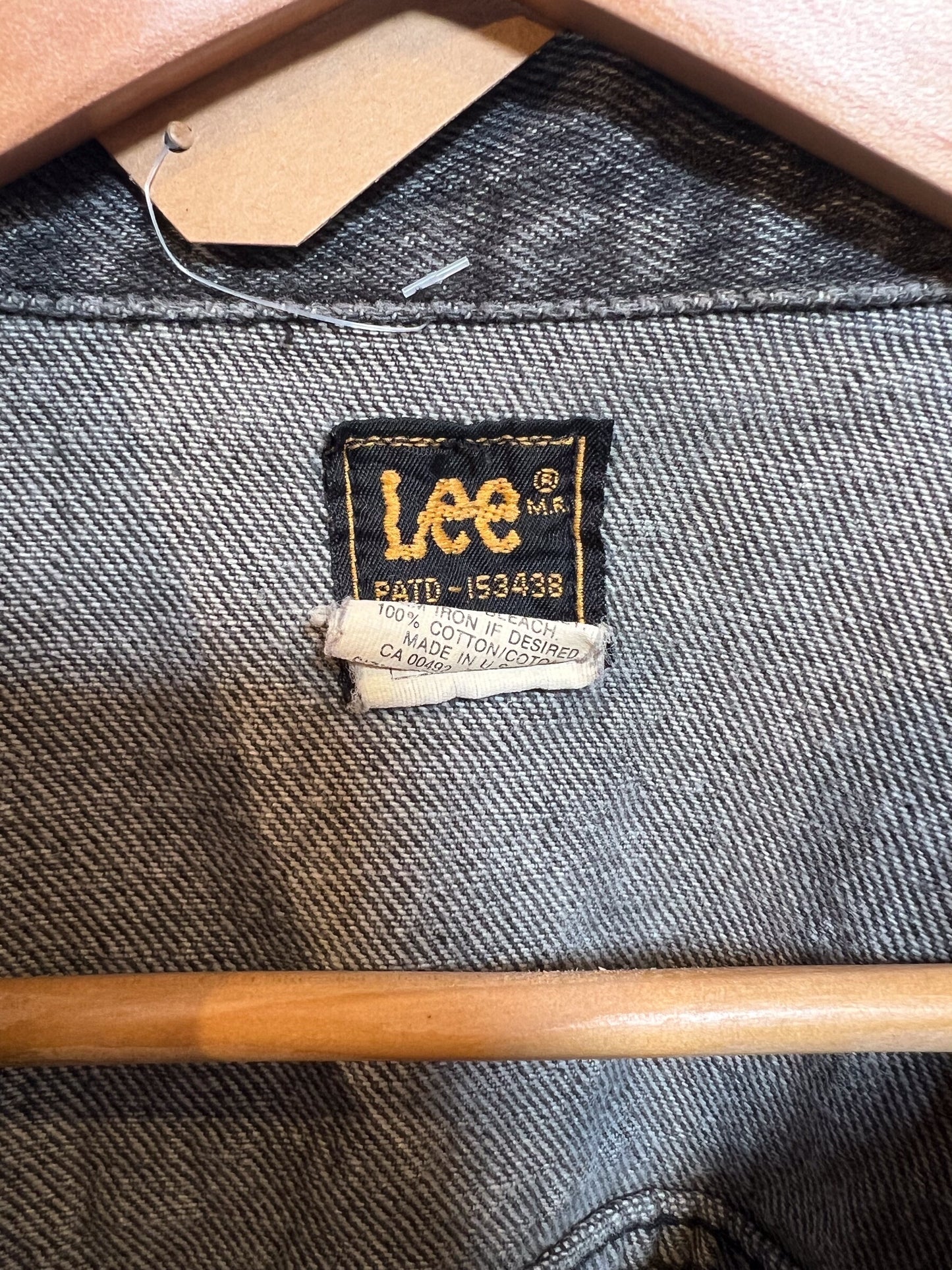 Lee Stone Grey Denim Jacket (Size L)