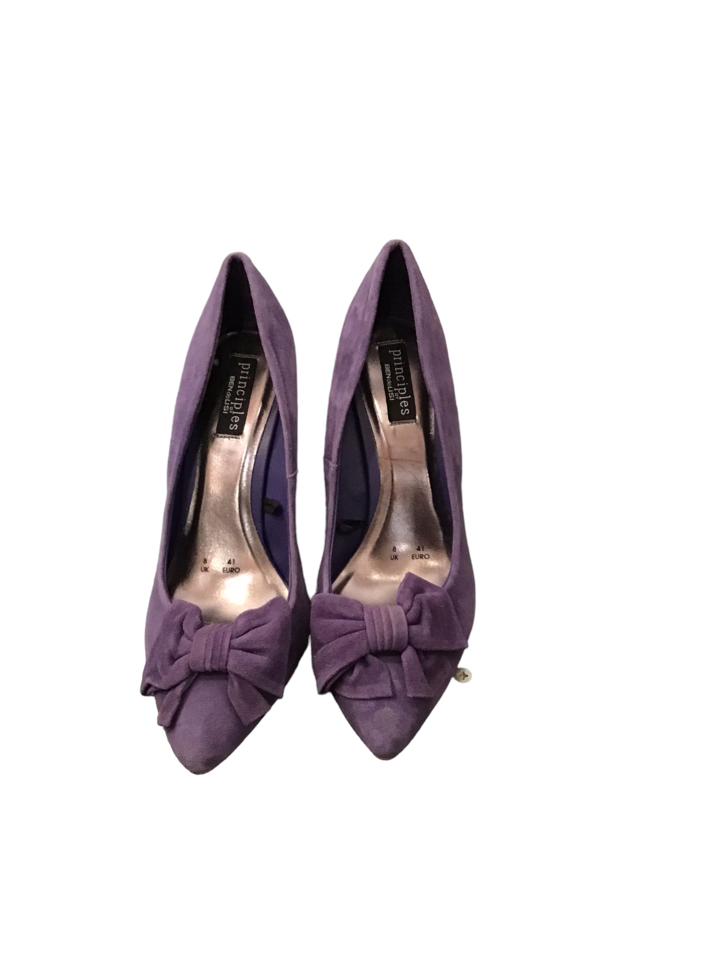 Women’s purple suede shoes by Ben De Lisi for Principles (size 8UK)