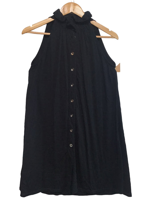 Black Button-Up Antpodium Dress (Size M)