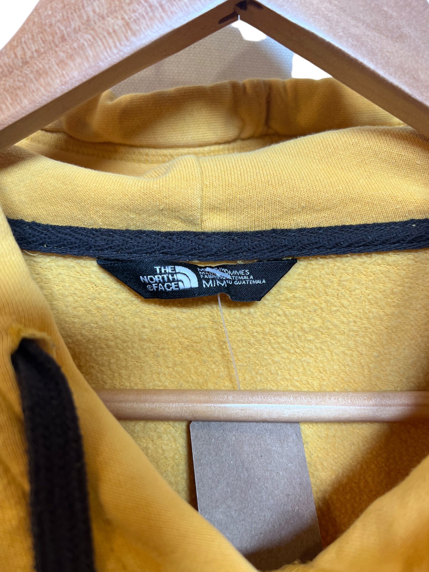 The North Face Yellow Hoodie (Size L)