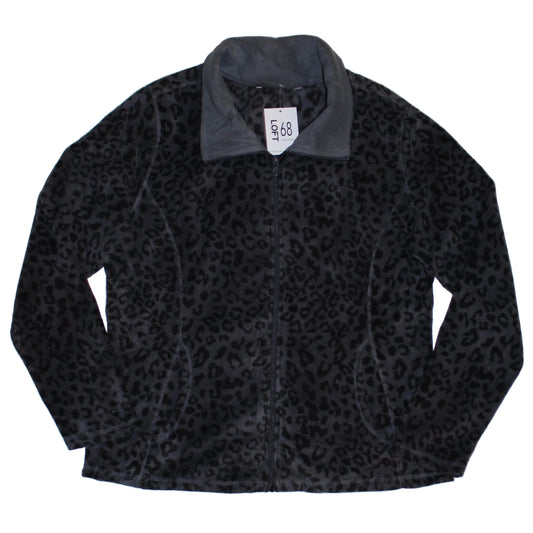 Women’s Collared Zip Up Fleece (Size XL)