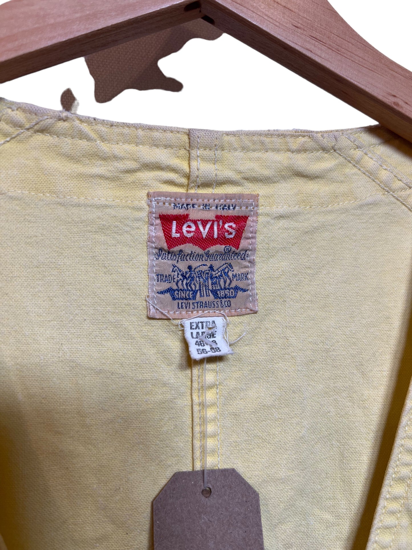 Levi's Yellow Utility Vest (Size XL)